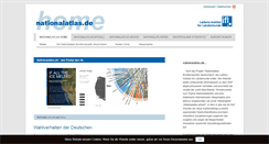 Desktop Screenshot of nationalatlas.de