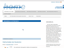 Tablet Screenshot of nationalatlas.de
