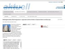 Tablet Screenshot of aktuell.nationalatlas.de